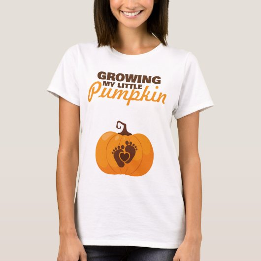 T-shirt Cultiver ma petite maman Citrouille pour l'Hallowe (Devant)