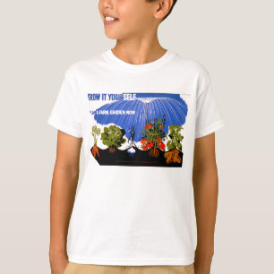 T-shirt Cultiver soi-même ~ Plante un jardin agricole main