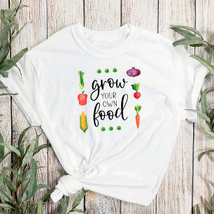 T-shirt Cultiver votre propre nourriture Aquarelle Gardene
