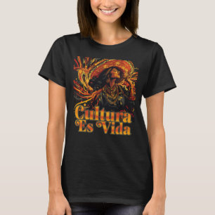 T-shirt Cultura Es Vida, Mois du patrimoine hispanique