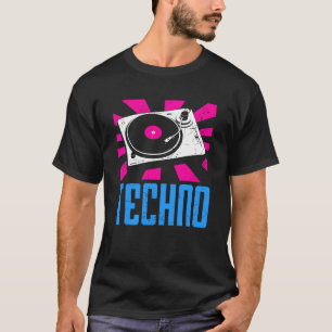 T-shirt Culture Club De Son De Vinyle De Rythme De Platine