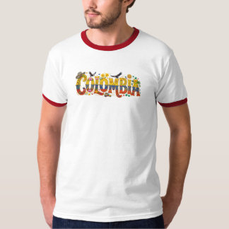 T-shirt Culture Colombienne Héritage Tropical Vibrant, Caf