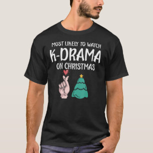 T-shirt Culture coréenne K-Drama série Noël Kdrama Wat