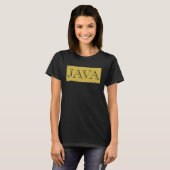 T-shirt Culture de cigares Java Fine Cigars (Devant entier)