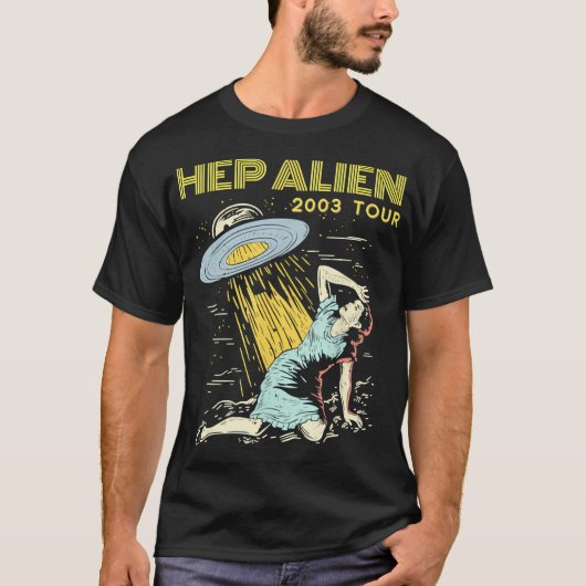 T-shirt Culture de pop de la bande Alien d'aide (Devant)