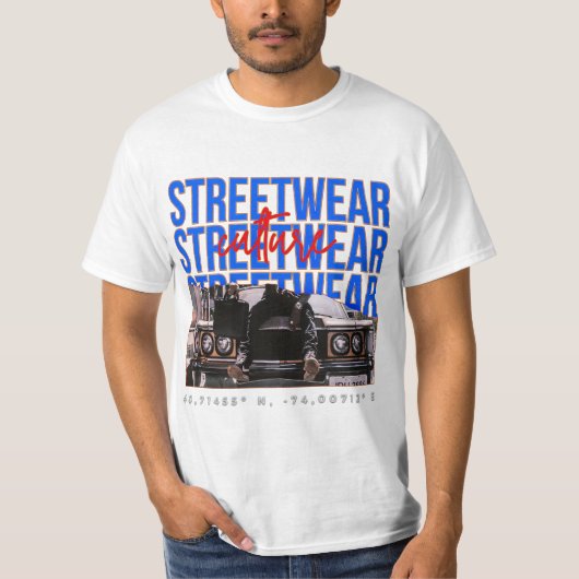 T-shirt culture du streatwear (Devant)