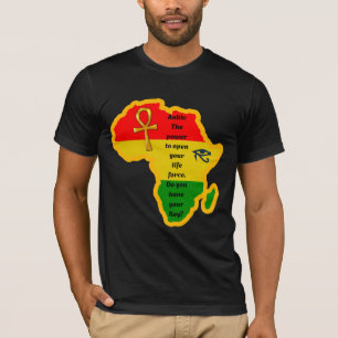 T-shirt Culture/Histoire des Noirs/Ankh/Africain/T-shirt