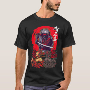 T-shirt Culture japonaise Décès Samurai Guerrier Swordsm