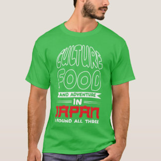 T-shirt Culture, nourriture et aventure au Japon, amis
