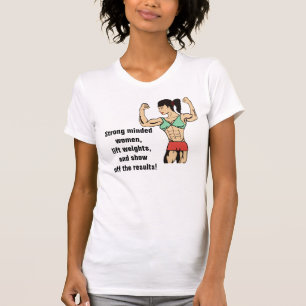 T-shirt culturiste de femme