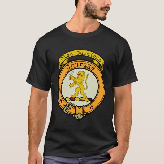T-shirt Cummings Clan Scottish Crest (Devant)