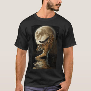 T-shirt Cumulez deux emplois la chasse de tigre de ~ de