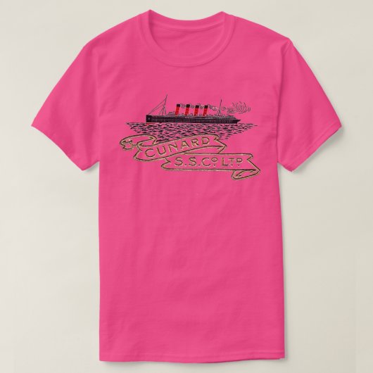 T-shirt Cunard (Design devant)