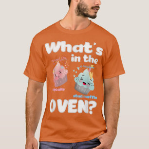 T-shirt Cupcake and Muffin Funny Pink or Blue Gender Revea