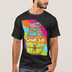 T-shirt Cupcake Bake Bakery Baker Gâteau Alimentation déli