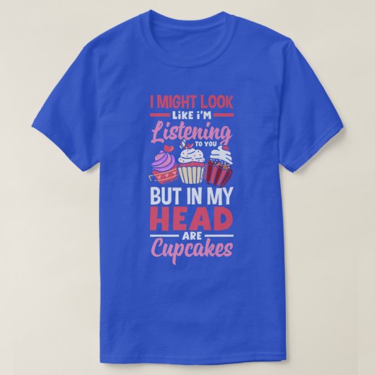 T-shirt Cupcake Baking Cute Bake Lover (Design devant)