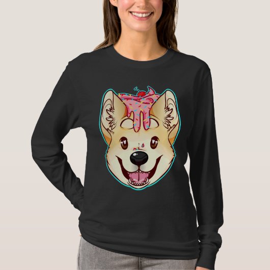 T-shirt Cupcake Corgi (Devant)