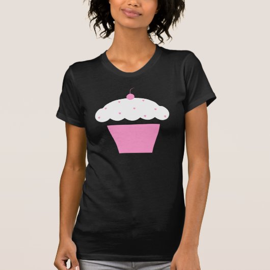 T-shirt cupcake de cerise (Devant)