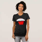 T-shirt cupcake de cerise (Devant entier)