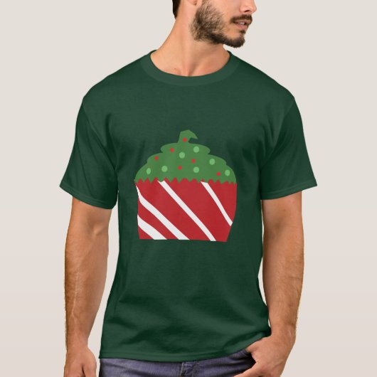 T-shirt Cupcake de Noël (Devant)