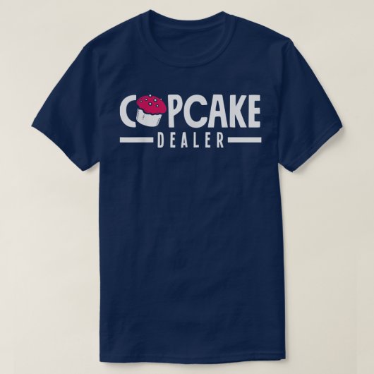 T-shirt Cupcake Dealer Baking Lover 1367 (Design devant)