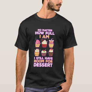 T-shirt Cupcake dessert amant glaçage gâteau sucré pain