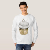 T-shirt Cupcake Fiançailles doux (Devant entier)