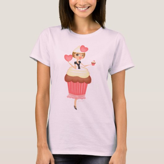 T-shirt Cupcake Love (Devant)