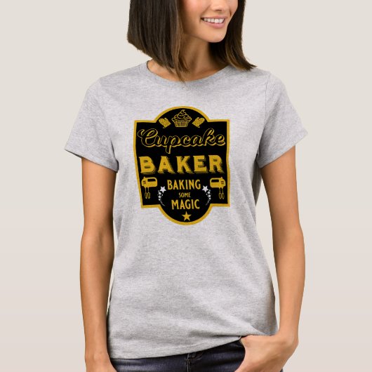 T-shirt Cupcake Master Baker (Devant)