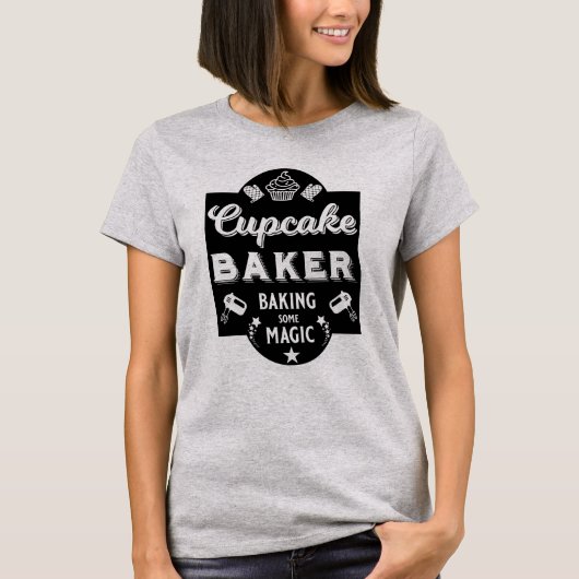 T-shirt Cupcake Master Baker (Devant)