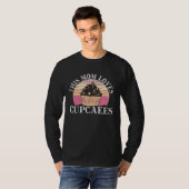 T-shirt Cupcake Mom Baking Mama Baker Chef Dessert Mothers (Devant entier)
