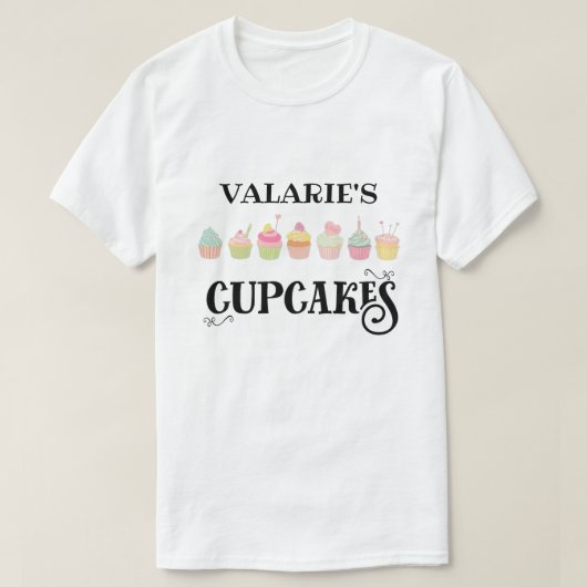 T-shirt Cupcakes  (Design devant)
