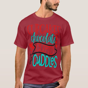 T-shirt Cupcakes Chocolat Cupid Cuddas Cute Kids Day