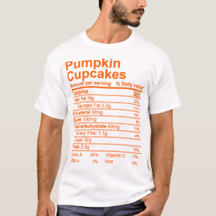 T-shirt Cupcakes citrouilles