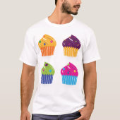 T-shirt Cupcakes décoré (Devant)
