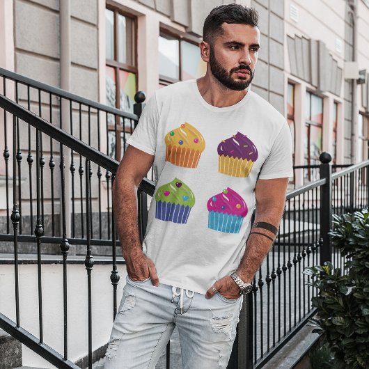 T-Shirt Cupcakes Décorés