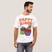 T-shirt cupcakes d'Halloween (Devant entier)