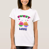 T-shirt cupcakes mignons (Devant)