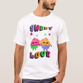 T-shirt cupcakes mignons (Devant)