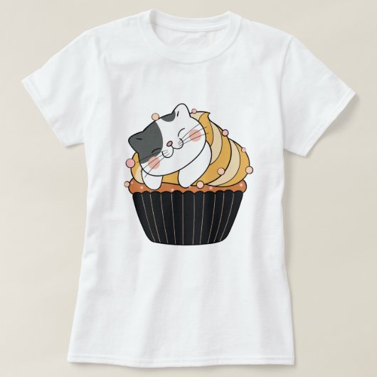 T-shirt Cupcat (Design devant)