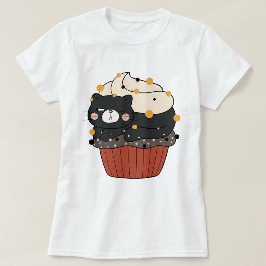 T-shirt Cupcat (Design devant)