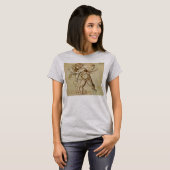 T-shirt Cupid avec un violon par Domenico Campagnola (Devant entier)