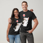 T-shirt Cupid Cat  Matching Couple Valentines Day Kitten (Unisexe)