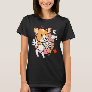 T-shirt Cupid Corgi Saint-Valentin fais-moi tien
