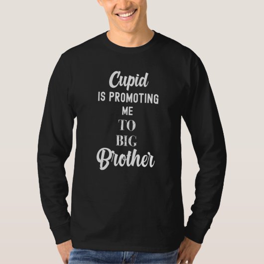 T-shirt Cupid Me Promet À Big Brother Valentines Da (Devant)