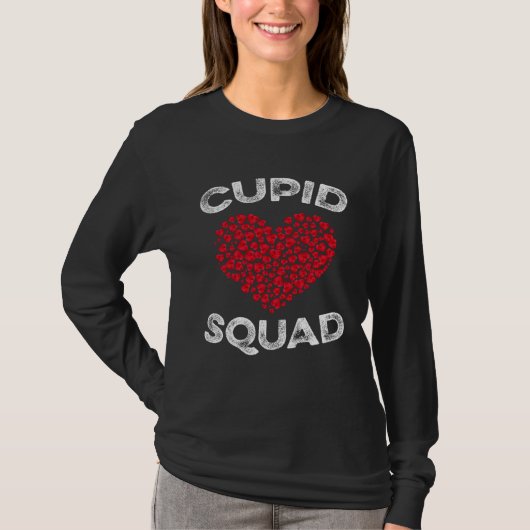 T-shirt Cupid Squad T Shirt Family and Couples Valentines  (Devant)
