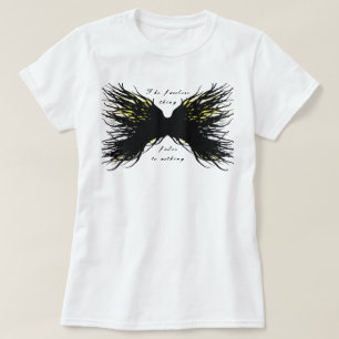 T-shirt Cupidité Abstrait 7 Péchés Capitaux Art à l'encre
