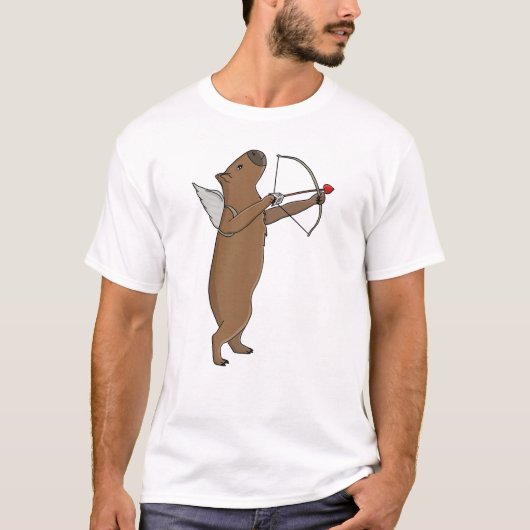 T-shirt Cupidon Capybara (Devant)