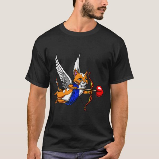 T-shirt Cupidon chat (Devant)