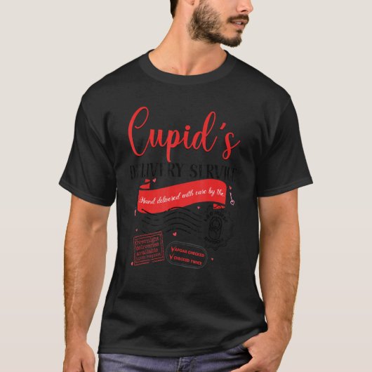 T-shirt Cupid's Delivery Service Funny L&D Nurse Valentine (Devant)
